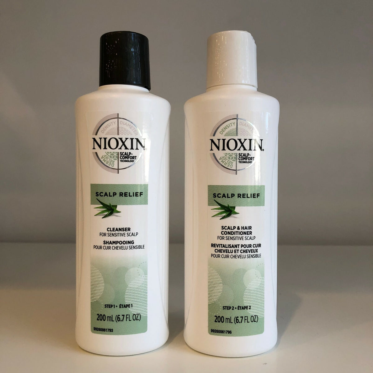 Nioxin Scalp Relief Shampoo & Conditioner Duo - Soothing Hair Care Set 6.7 oz Each