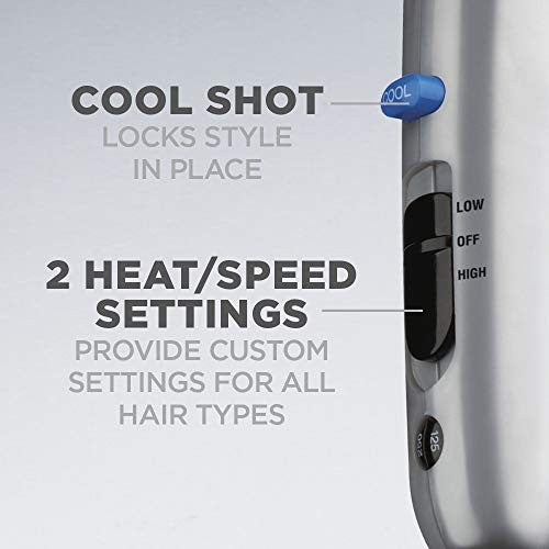 3-in-1 Hair Dryer with Attachments - 1875W Styling & Drying Tool