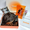 Gorgius 24-Inch Glueless Wavy Wig - Premium Fiber Ginger Orange Highlight