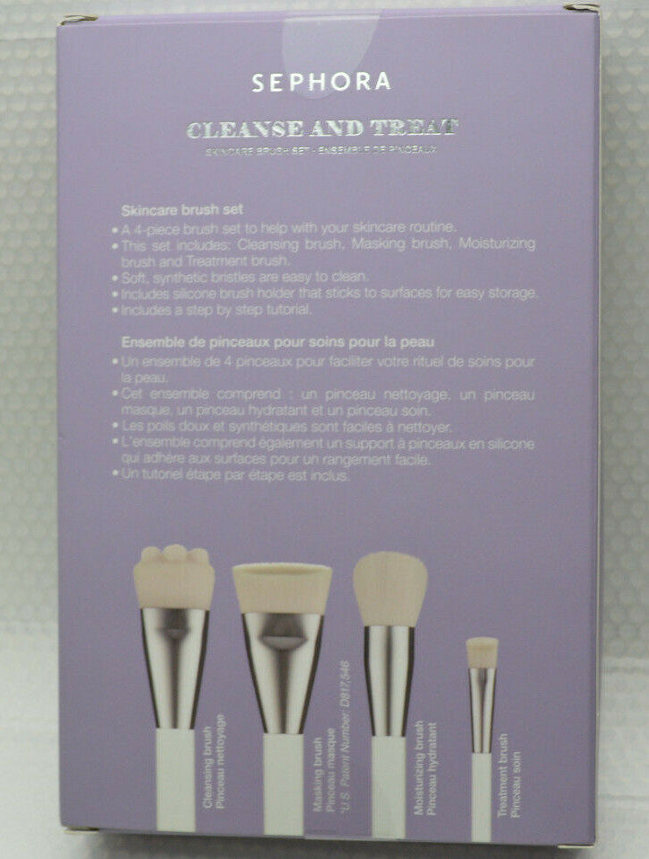 Coconut Brush Set - 4-Piece Sephora Cleanse & Treat Collection